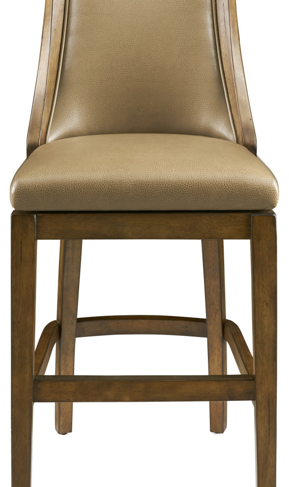 HomeRoots Counter Height Bar Stool Transitional Bar Stools And