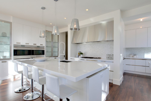White Cabinetry White Backsplash Contemporary Kitchen Warm White Off White Cabinets Style Traditional Paint