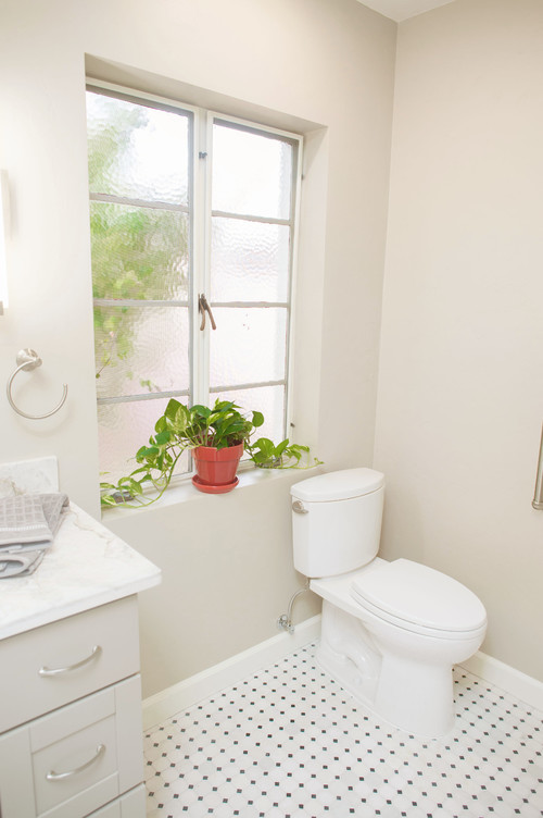 Transitional home design photo in Phoenix