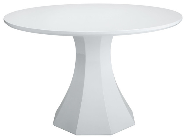 Sanara Round Dining Table 48, 48 Round Pedestal Dining Table White