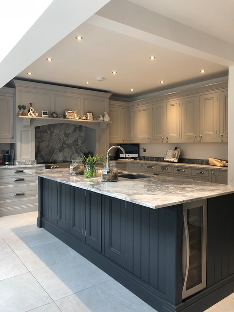 In-frame painted kitchen traditional-kitchen