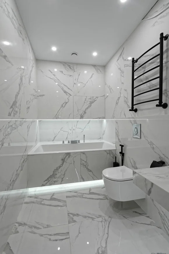 Двухуровневая квартира с видом на озеро Лахта