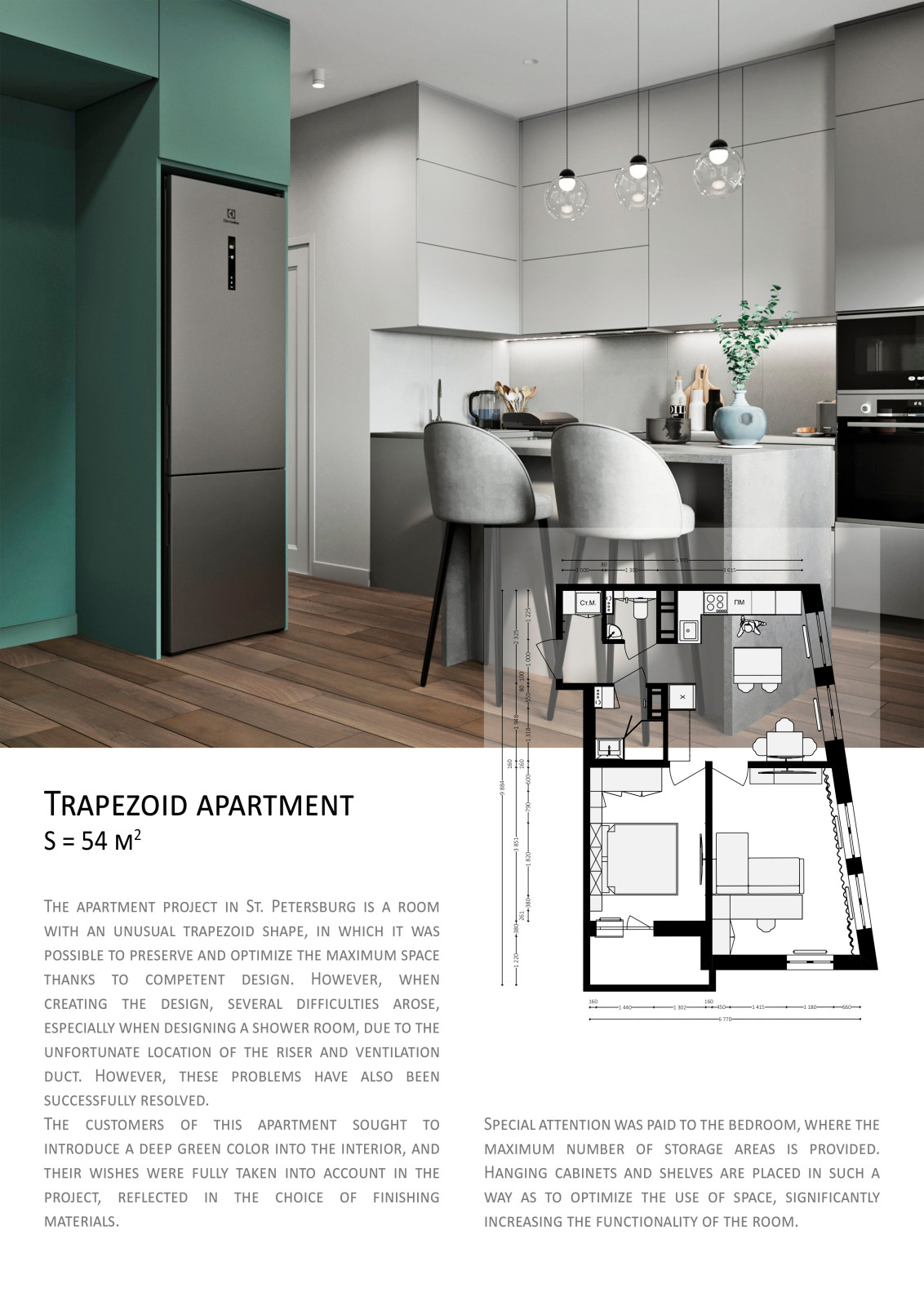 trapezoid apartment