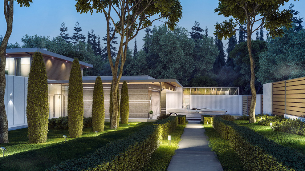 Вилла в дубовом лесу