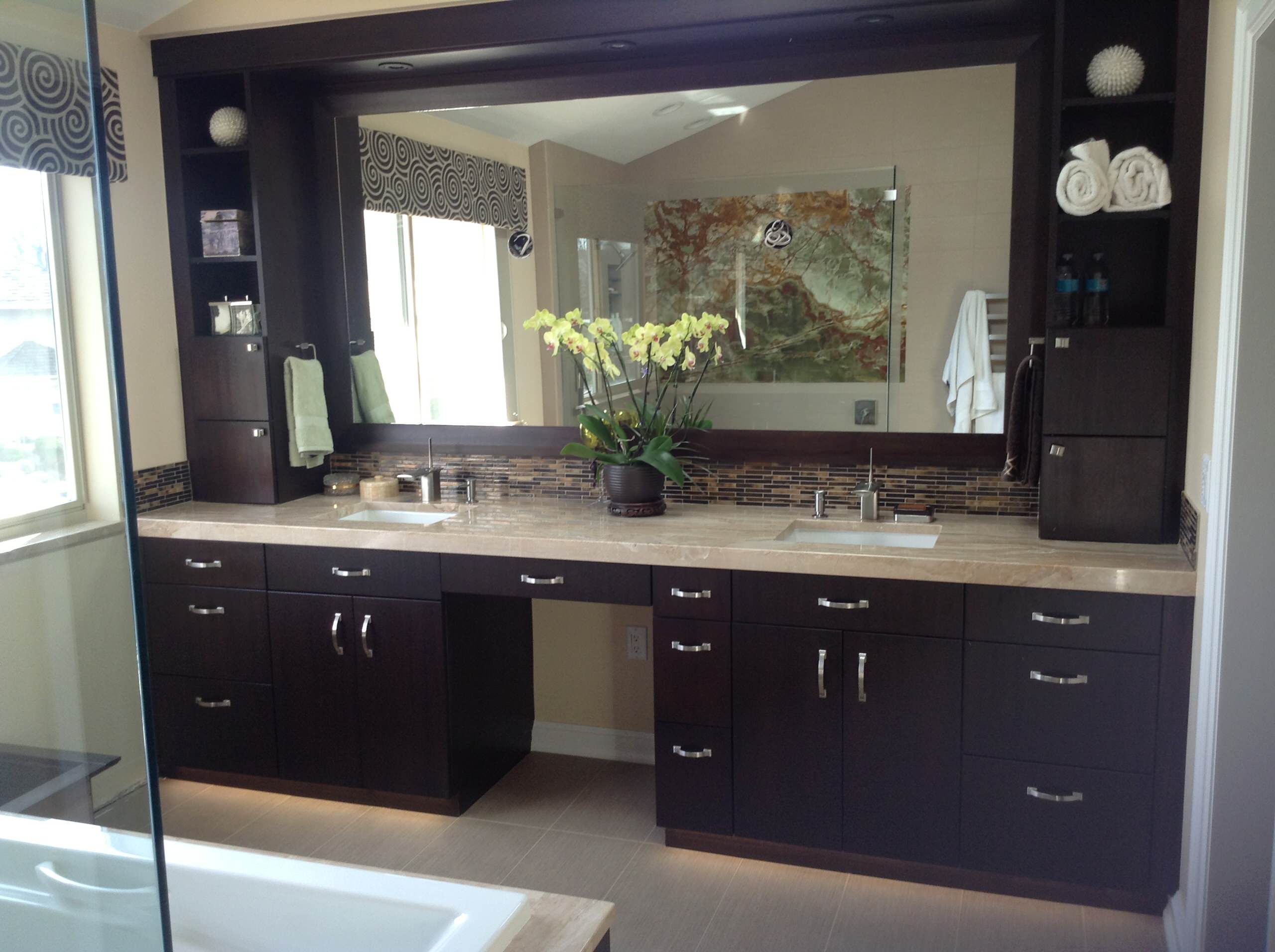 Master Vanity wall