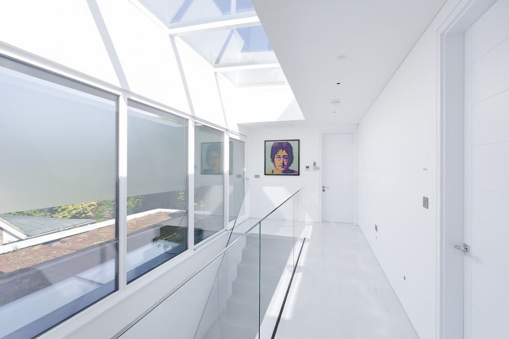 Photo of a contemporary hallway in London.