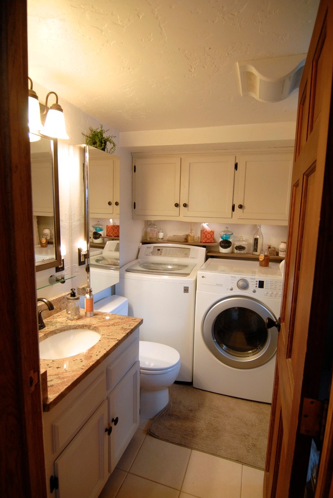Design ideas for a traditional laundry room in Denver.