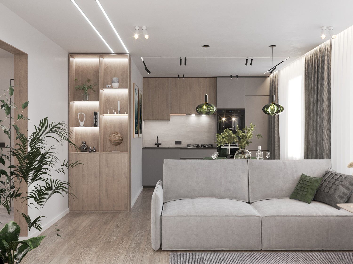 36,5 м2 в современном стиле