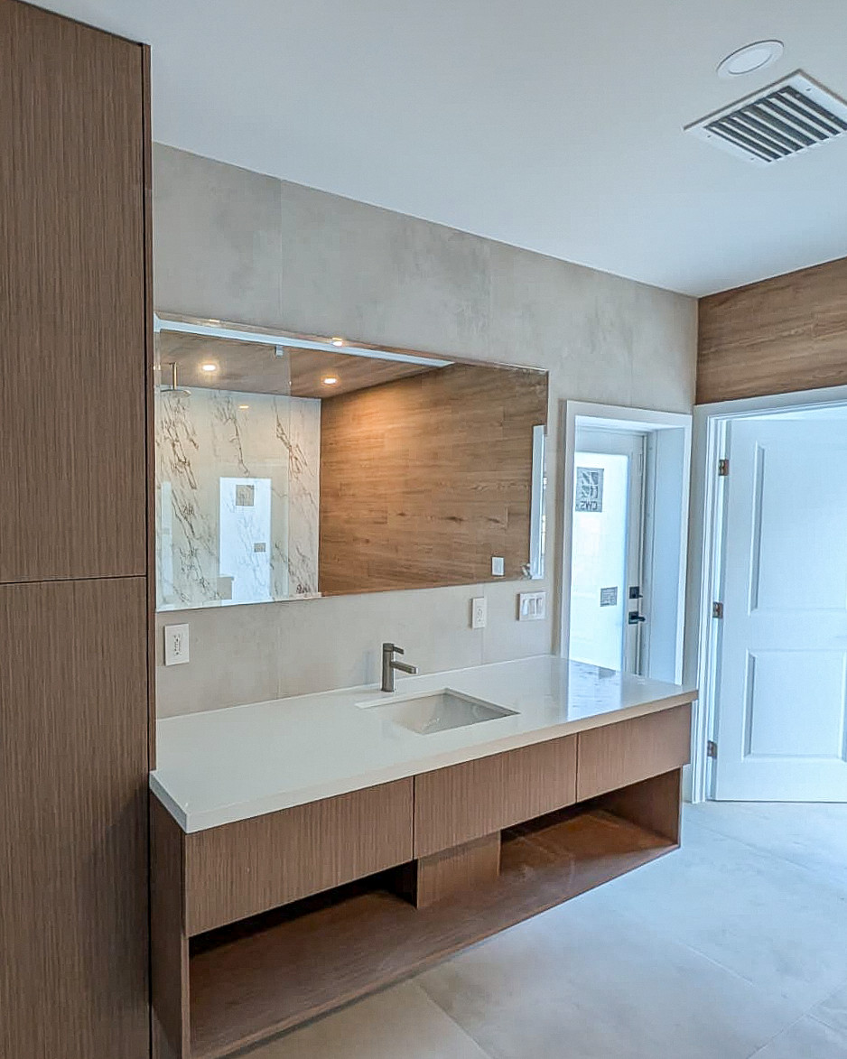 Custom Floating Vanity