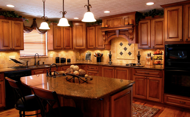 Sherwood Forest Quartz Countertops Traditional Kitchen