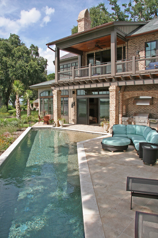 Inspiration for an eclectic pool in Atlanta.