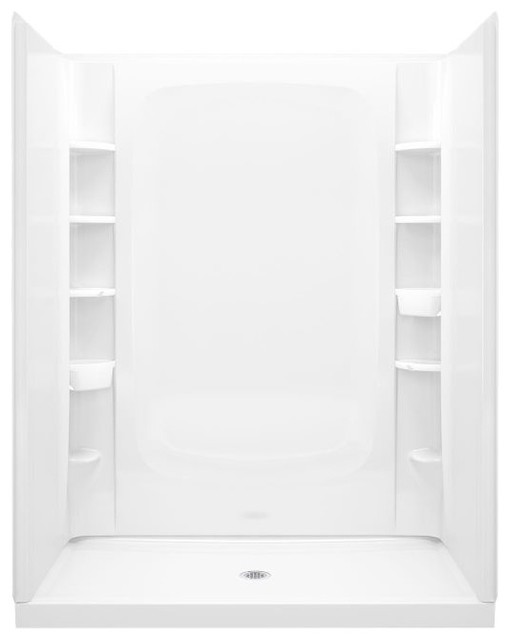 Sterling Accord 34"x60"x75.75" Vikrell Alcove Shower Kit Contemporary