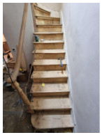Edwardian staircase refurbishment: BEFORE