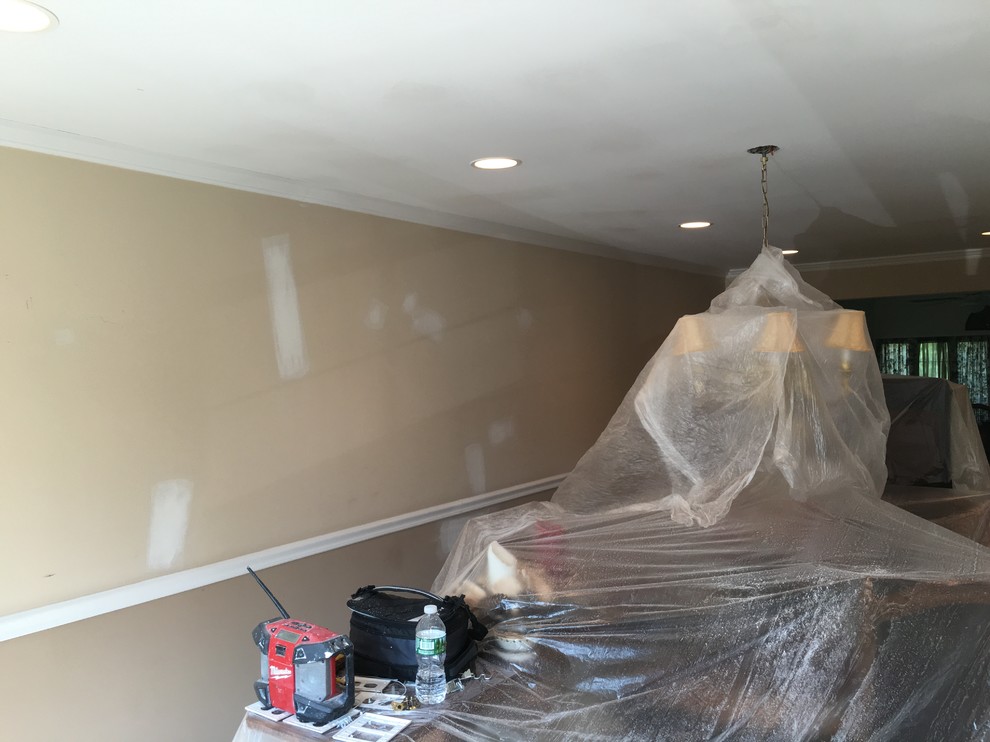 Fresh coat of Paint on Dining room walls