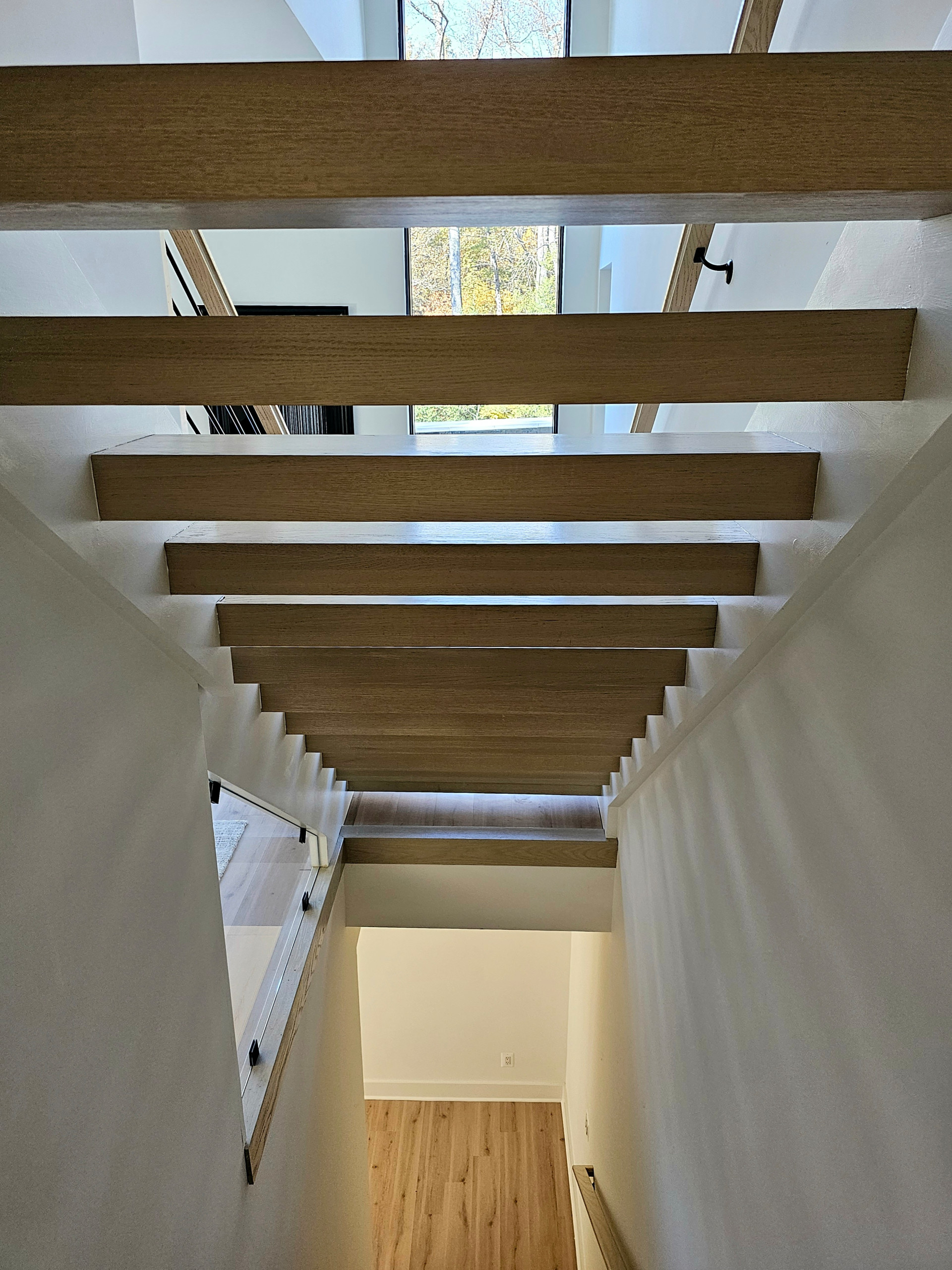111_Open-Rise Stair with a Stunning Pool View, Great Falls, VA 22066