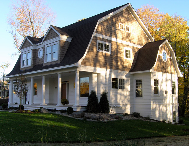 Shingle Style Dutch Colonial Exterior viktoriansk-hus-og-facade