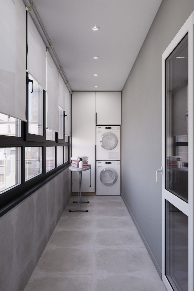 Квартира выполнена в современном стиле