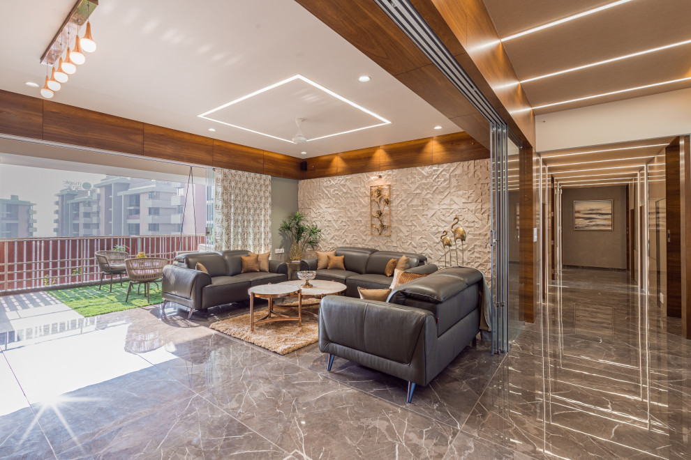 4BHK MAPLE TREE INTERIOR DESIGN PRASHANT PARMAR ARCHITECT AHMEDABAD 
