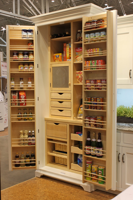 Classical White Custom Larder Pantry Traditional Kitchen