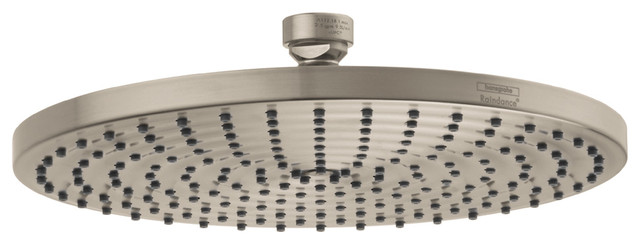 Hansgrohe 27474821 Raindance Downpour Air Showerhead 10 Inch in Brushed Nickel