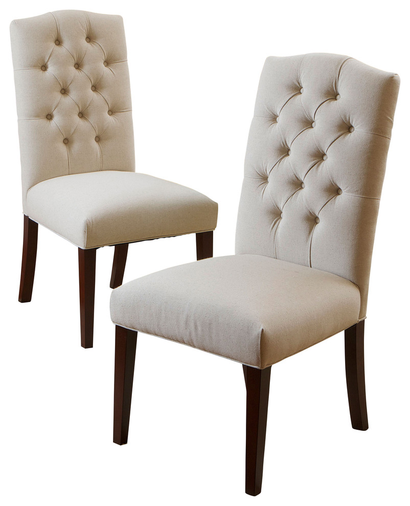 Clark Dining Chairs, Set of 2 Transitional Dining Chairs by GDFStudio
