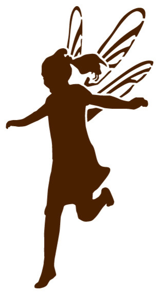 Jumping Fairy Stencil For Painting Contemporary Wall Jumping Fairy Stencil For Painting