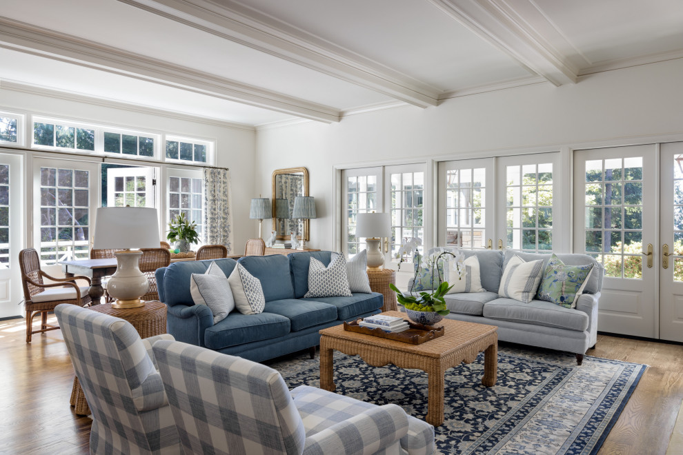Inspiration for a timeless living room remodel in Seattle