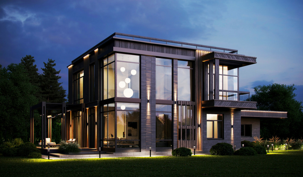 Современный коттедж в скандинавском стиле