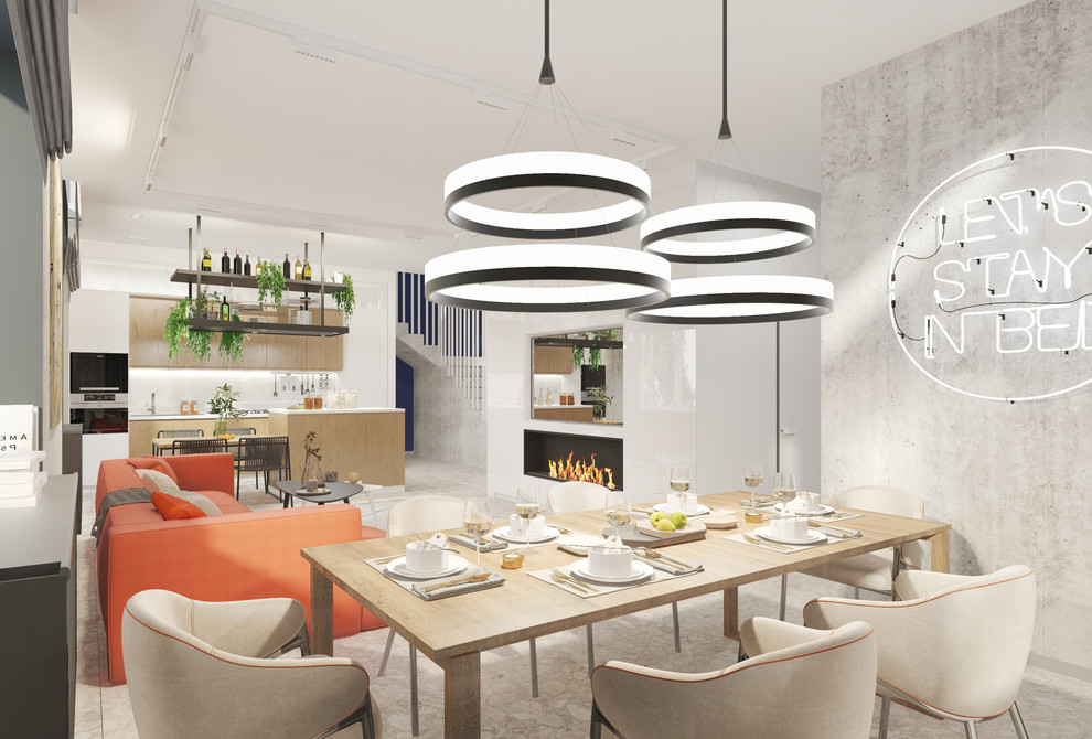 Интерьер таунхауса для молодой пары