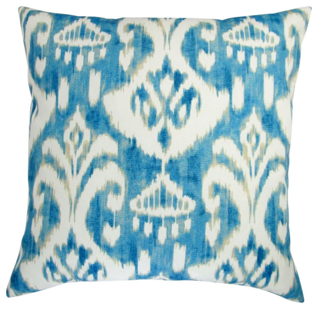 ikat print pillows