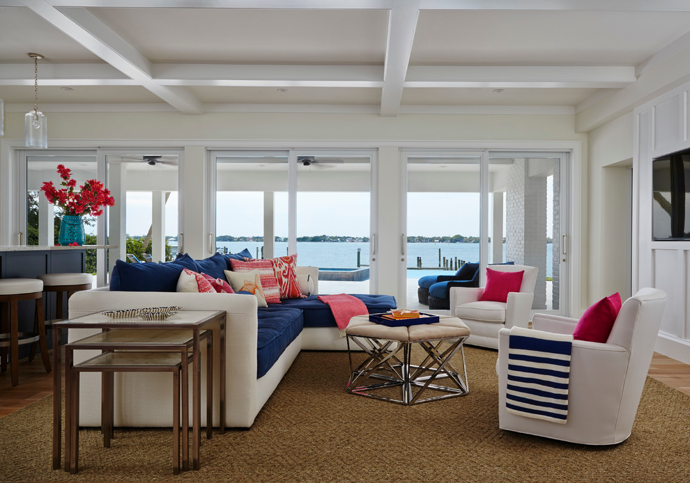 Beach Front Home - Beach Style - Family Room - San Diego - by JMA ...