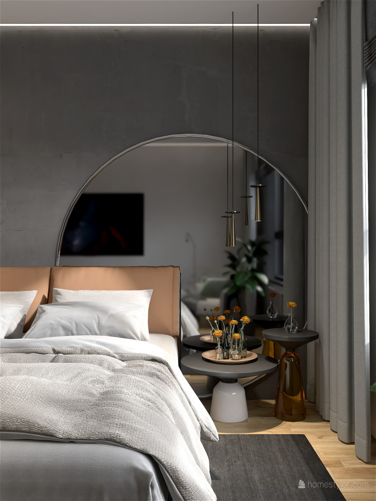 Спальня из проекта "Gray"