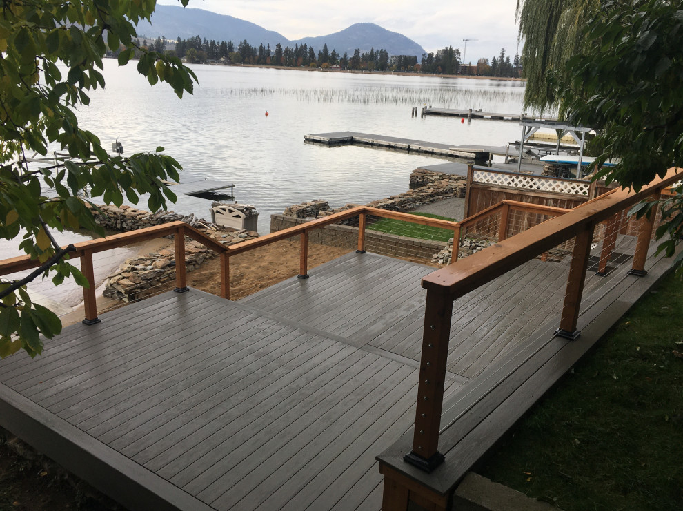 Inspiration for a transitional home design remodel in Vancouver