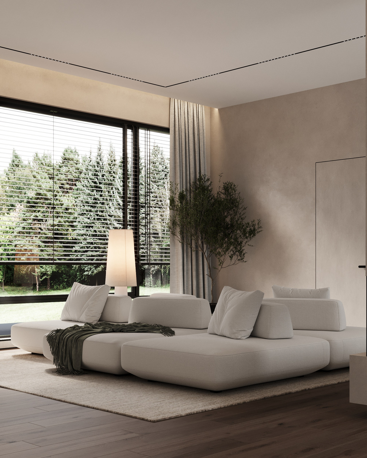 Проект интерьера для загородного дома в Липецке