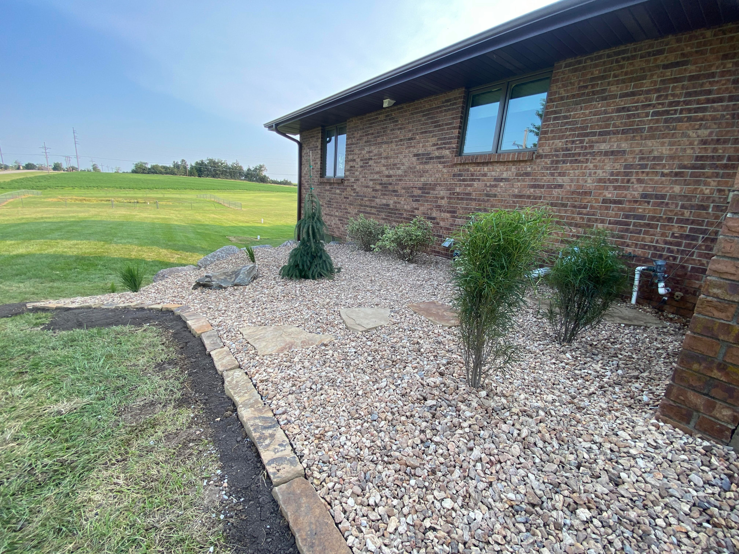 Boulder Wall & Planting