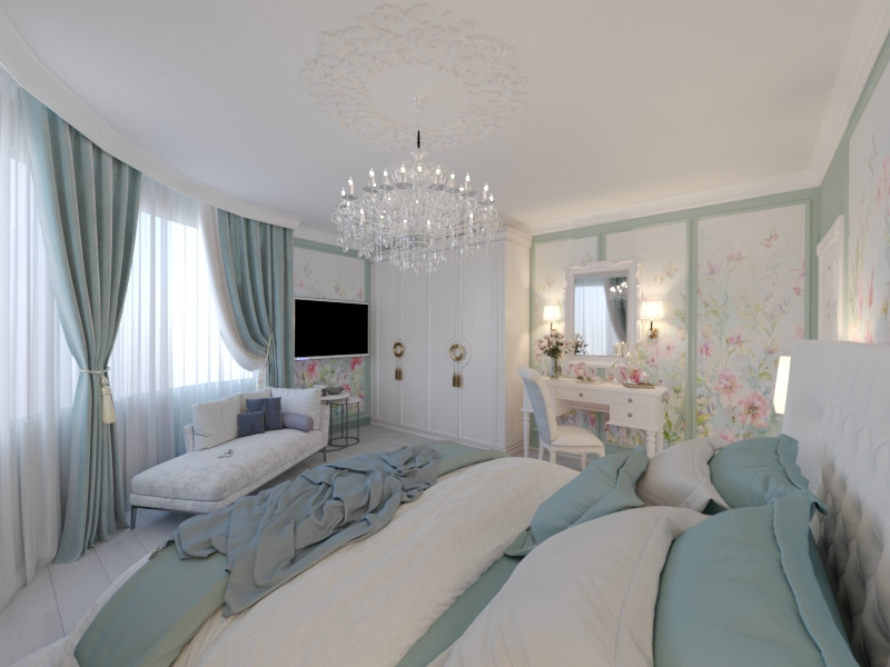 Легкий, воздушный интерьер квартиры в Москве