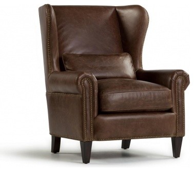 Leather Edwyn Leather Wing Chair