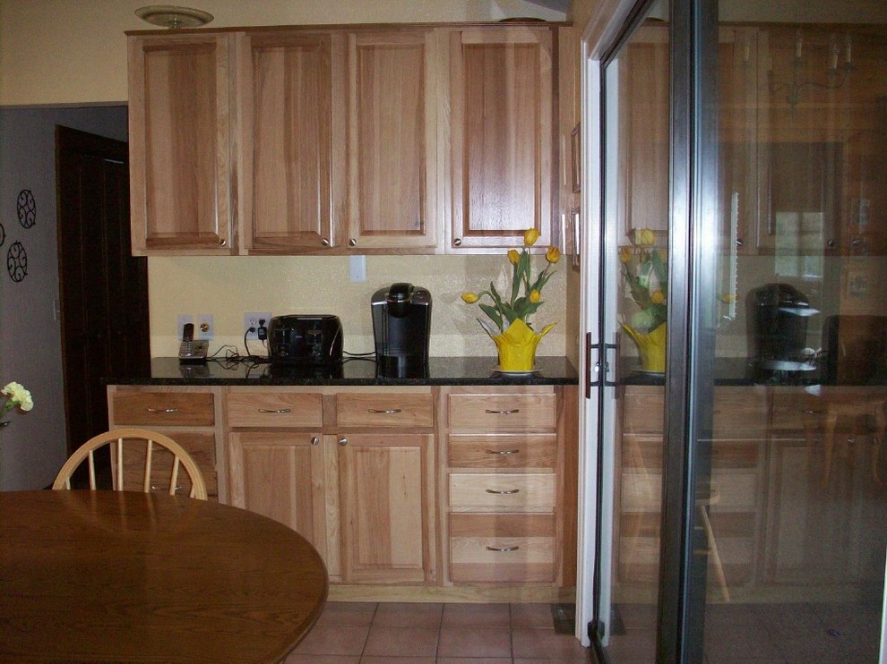 Kitchen - rustic kitchen idea in Boston