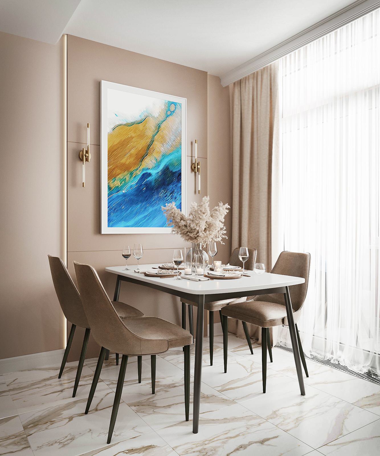 Квартира 53 кв.м. ЖК Преображение