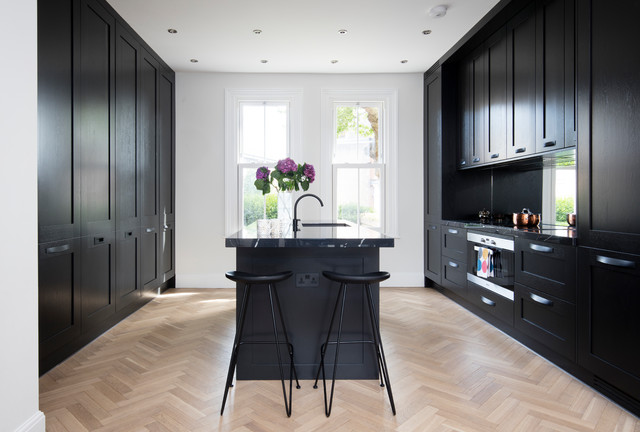 Durlston Road, London トランジショナル-キッチン