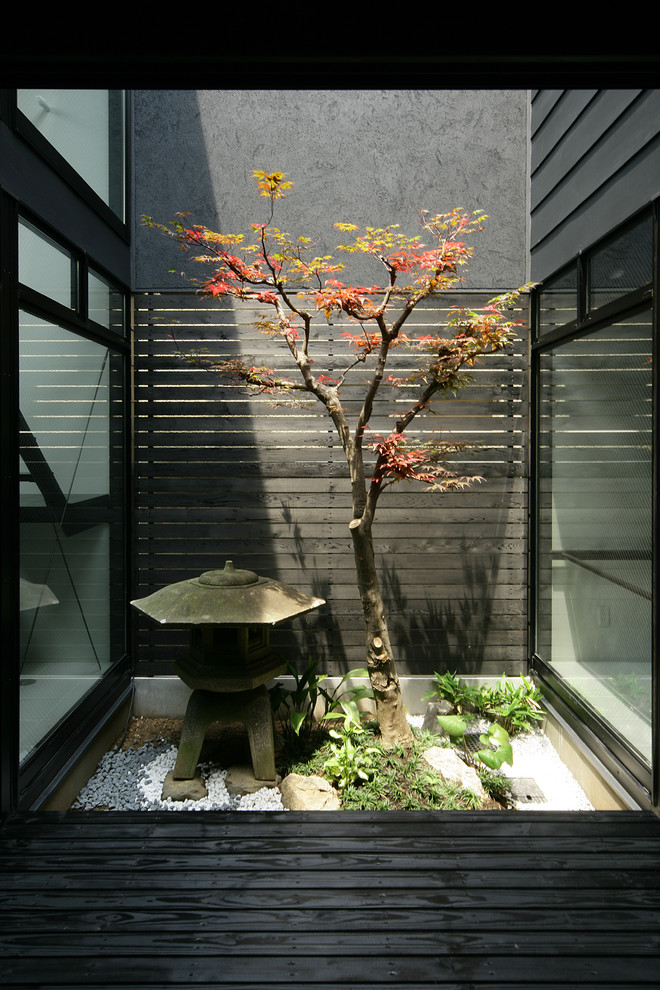 Design ideas for an asian patio in Kyoto.