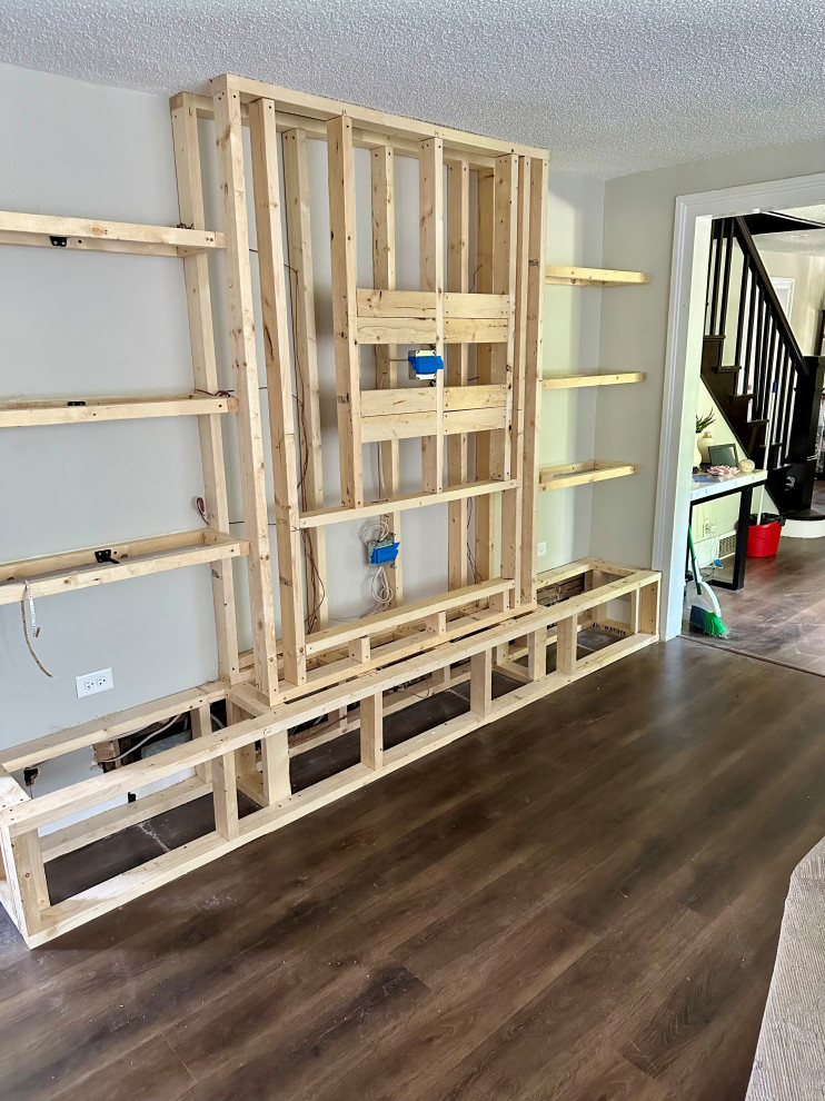 From bare to beauty-Fireplace