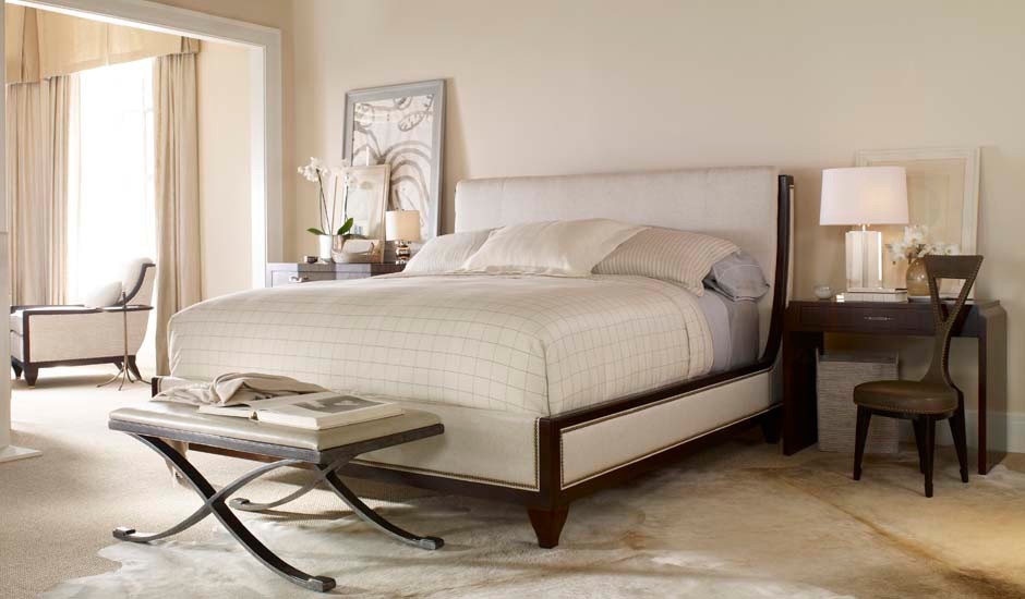 Design ideas for a transitional bedroom in Milwaukee.