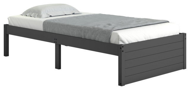 Twin Bed W Dual Under Drawers, Twin Platform Bed With Drawers Underneath