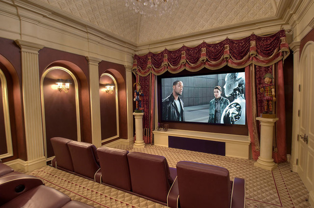 Custom Home Theatre contemporary-hemmabio