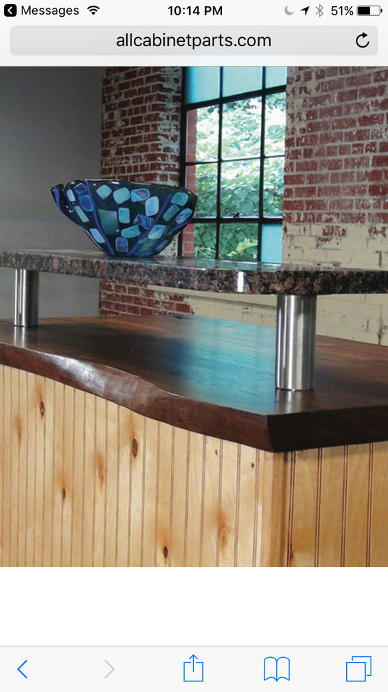 Raised kitchen countertop