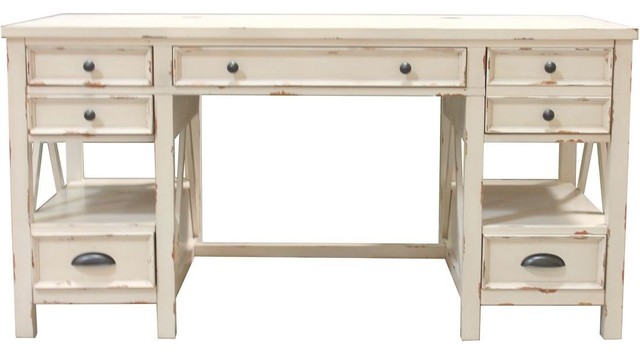Parker House Nantucket Writing Desk In White Parker House Nantucket Writing Desk In White