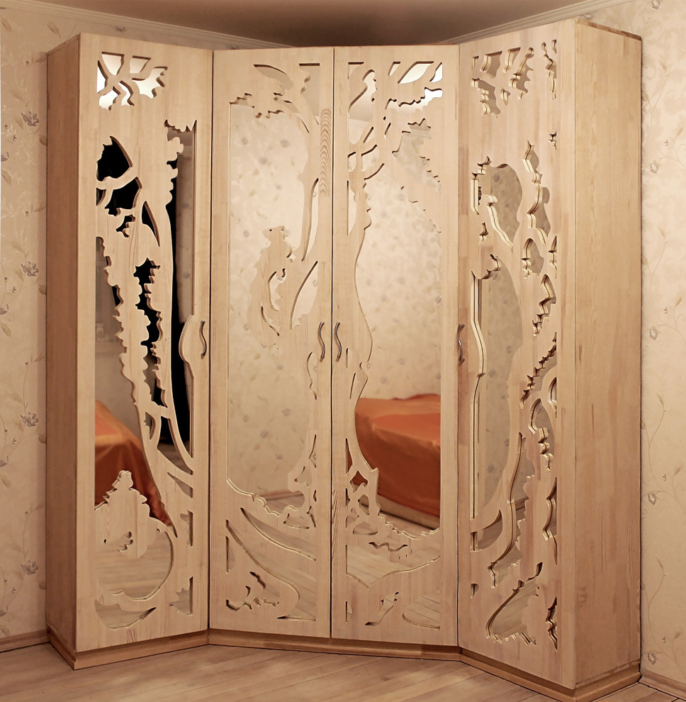 Шкаф Волшебный лес. Трехсекционный