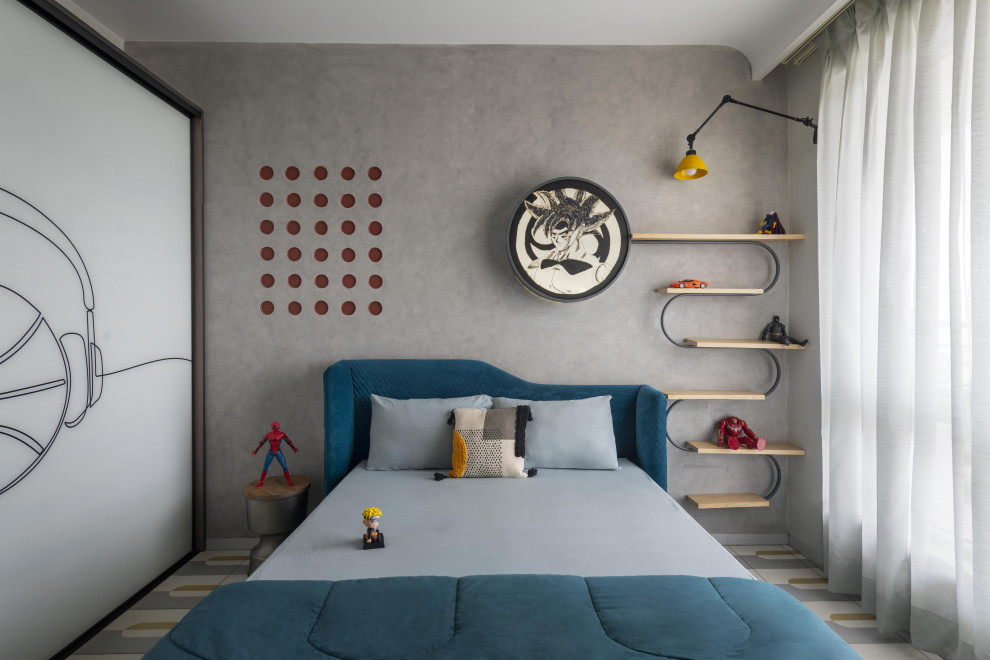 Inspiration for a contemporary kids' room in Delhi.