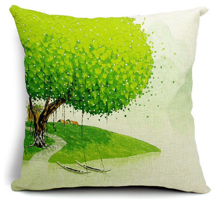 Декоративные подушки, серия сельские пейзажи